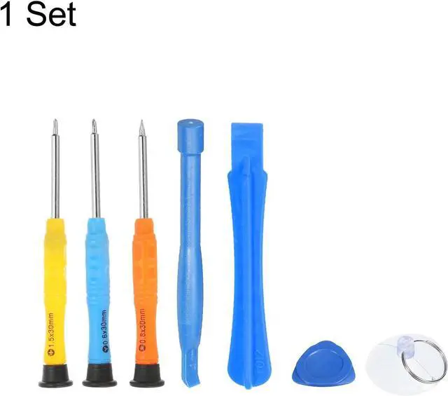 Alt view image 3 of 5 - Phone Pry Opening Tools Screwdriver Spudger Kit Set 8 in 1 for Cellphone Mobile Phone Laptop PC Repair(P1.5 Y0.6 T0.8)