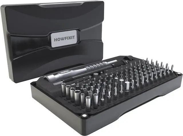 Alt view image 3 of 6 - PRO MAX 106-in-1 Screwdriver Set for Repair Electronics Disassembly Laptop Game Console Smartphone iPhone Macbook PC Camera Watch etc