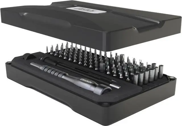 Alt view image 5 of 6 - PRO MAX 106-in-1 Screwdriver Set for Repair Electronics Disassembly Laptop Game Console Smartphone iPhone Macbook PC Camera Watch etc