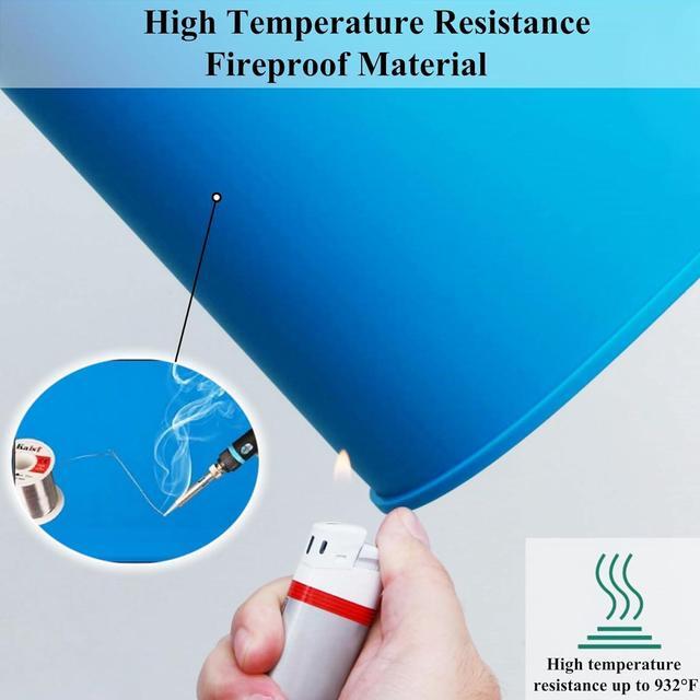 Alt view image 4 of 7 - Heat Resistant Soldering Mat 21.6 x 13.7 - Heatproof Work Pad with Scale Ruler & Screw Position Guide for Electronics Repair Soldering Iron Phone and Computer Repair