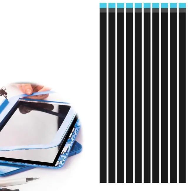 Main image of Laptop Screen Double Sided Tape for LED Display Replacement Easy Stretch Adhesive Tape Black Pull Tab Peel Tape Non-Tracking Pull Resistant Adhesive Strips Screen Repair Kit for Laptop