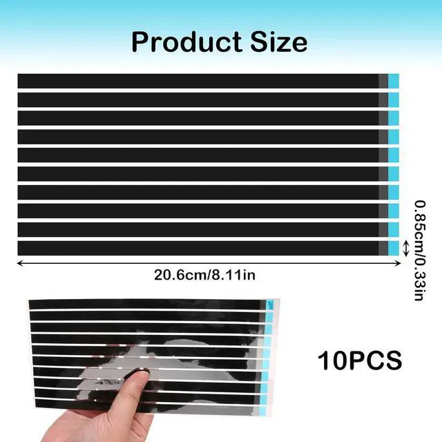 Alt view image 2 of 7 - Laptop Screen Double Sided Tape for LED Display Replacement Easy Stretch Adhesive Tape Black Pull Tab Peel Tape Non-Tracking Pull Resistant Adhesive Strips Screen Repair Kit for Laptop