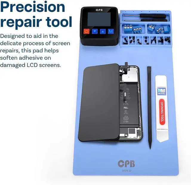Alt view image 5 of 5 - LCD Screen Heating Pad Smartphone and Tablet - LCD Screen Separator Plate - 12 x 7 x 0.3 inch