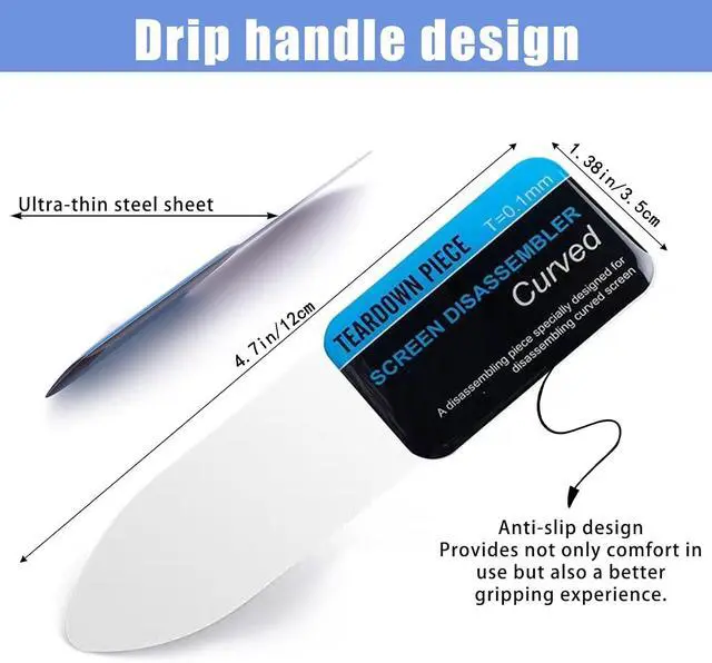 Alt view image 2 of 7 - 11 pcs Repair tool kit Pry Tool Kit Opening Tool Ultra-Thin Prying Open Tool for iPhone Laptop iPad MacBook Tablet Computer Watch Electronics Repair