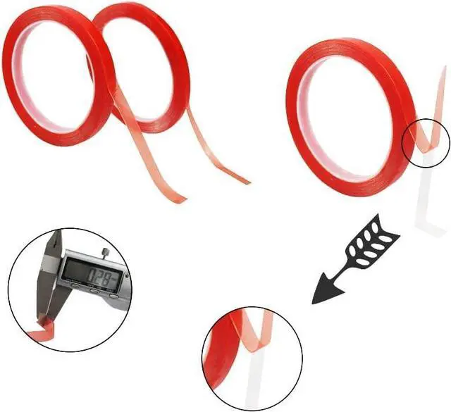 Alt view image 2 of 5 - 10mm x 20M Double Sided Phone Repair Adhesive Tape Phone Repair Tape LCD Touch Screen Repair Tape for Mobile Phone Notebook Computer Electronic LCD Touch Screen Repair (10mm*2)