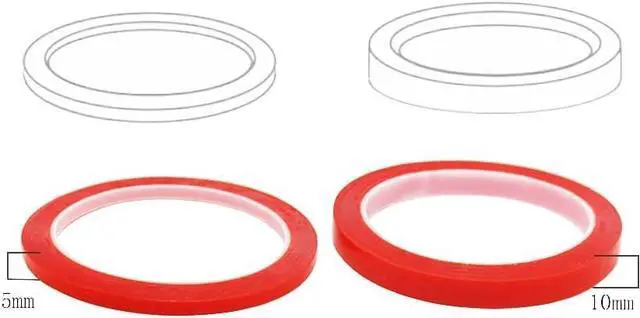 Alt view image 5 of 5 - 10mm x 20M Double Sided Phone Repair Adhesive Tape Phone Repair Tape LCD Touch Screen Repair Tape for Mobile Phone Notebook Computer Electronic LCD Touch Screen Repair (10mm*2)