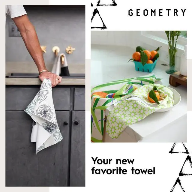 Alt view image 7 of 7 - Kitchen Towels - Quick Dry Microfiber Cloth Dish Towels for Kitchen Drying - Premium Quick Dry Towel (Strawberry Shortcake Lines 1-Pack)