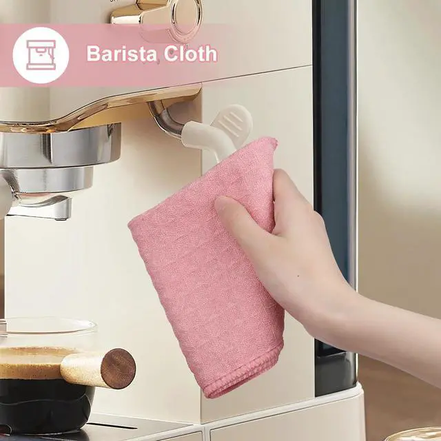 Alt view image 4 of 6 - Kitchen Towels Waffle Dish Cloths - 12Pack Soft Dish Towels for Washing Dishes 12x12 Highly Absorbent Tea Towels for Kitchen Drying Dish Rags Washcloths for Kitchen Cleaning Set