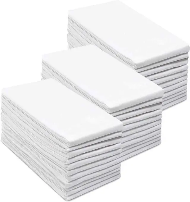 Main image of Simpli-Magic 79374 Flour Sack Kitchen Towels Pack of 12 White 24x24