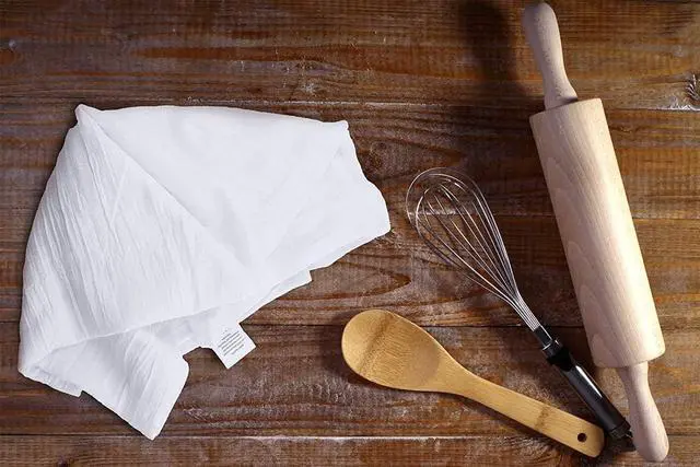 Alt view image 2 of 7 - Simpli-Magic 79374 Flour Sack Kitchen Towels Pack of 12 White 24x24