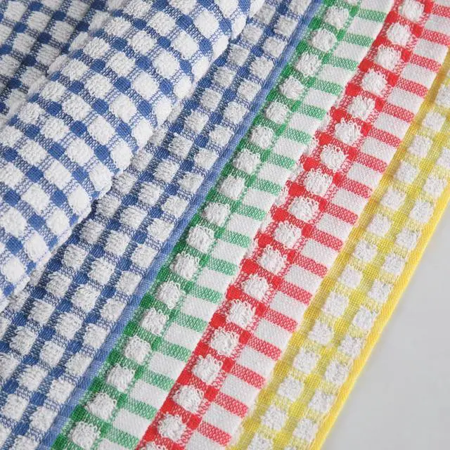 Alt view image 6 of 7 - Dish Cloths for Kitchen Washing Dishes Super Absorbent Dish Rags Cotton Kitchen Dish Towels Pack of 8 12x12 Inches
