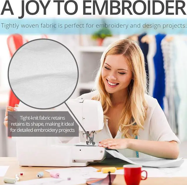 Alt view image 4 of 7 - Aunti Ems Kitchen Flour Sack Dish Towels - Natural Cotton for Embroidery and Drying Glass Hand Dinnerware - Plain Thick Zero-Lint - Highly Absorbent - Set of 13 27 x 27 Inch White