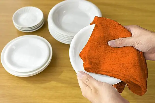 Alt view image 5 of 6 - 100% Cotton Kitchen Towels 15 x 25 Absorbent Dish Towels [Premium Quality 400 GSM] Fall Set (Pack of 4)