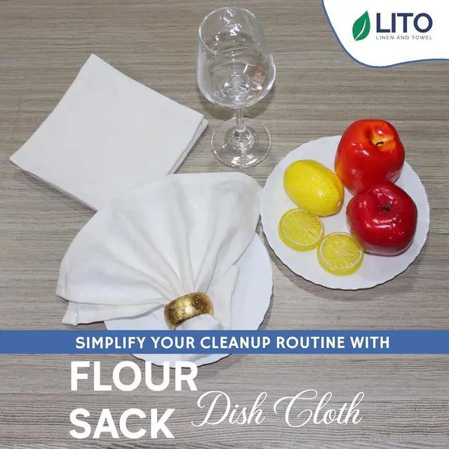 Alt view image 2 of 7 - Dish Cloths Cotton| Kitchen Wash Cloth | Shop Towels Absorbent and Lint Free Flour Sack| Dishcloths for Kitchen Washing Dishes| Thick Absorbent Quick Dry Dish Rags | 25 Pack 13x13 White