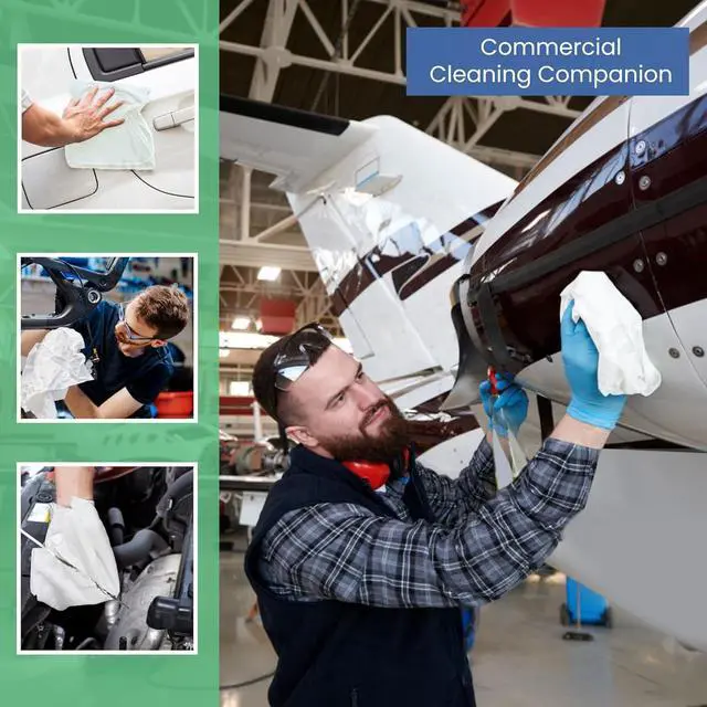 Alt view image 3 of 7 - Dish Cloths Cotton| Kitchen Wash Cloth | Shop Towels Absorbent and Lint Free Flour Sack| Dishcloths for Kitchen Washing Dishes| Thick Absorbent Quick Dry Dish Rags | 25 Pack 13x13 White