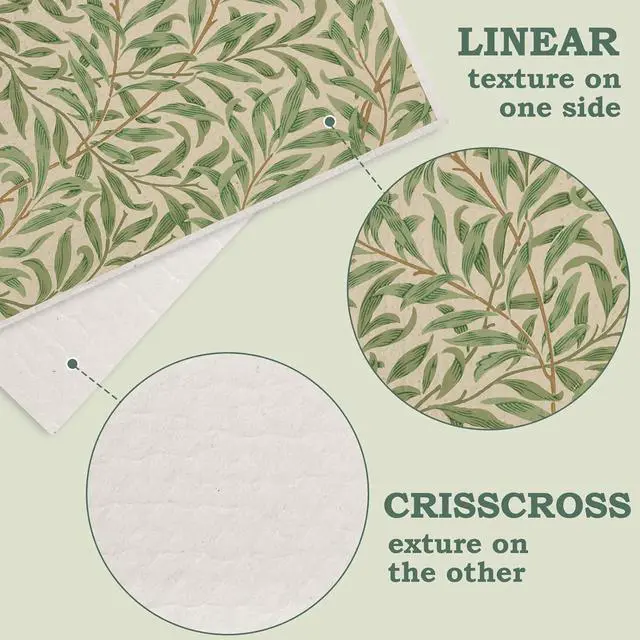 Alt view image 3 of 7 - William Morris Swedish Kitchen Dishcloth Vintage Floral Absorbent Cotton Kitchen Towel Colorful Flower Dish Towel for Party Home Housewarming Cleaning Counter Wipes 7 x 8 Inch 6Pcs