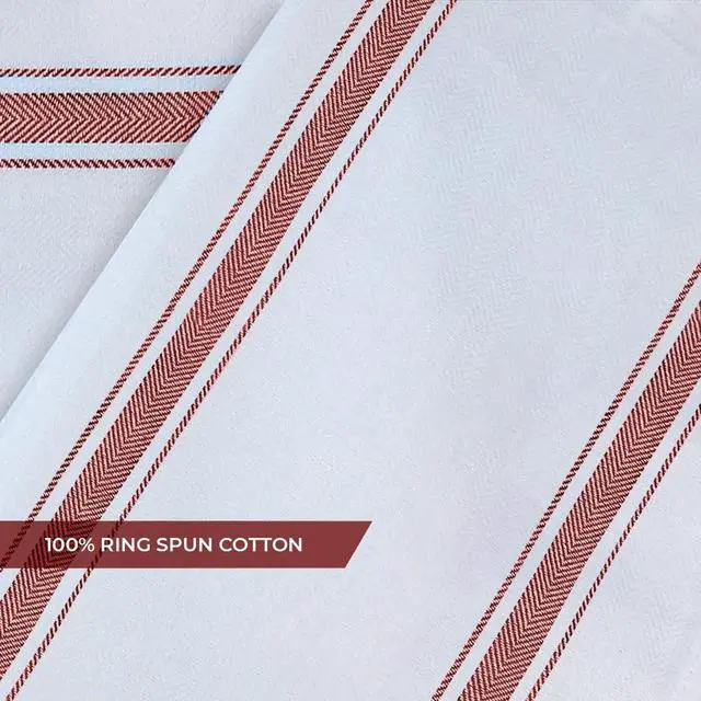 Alt view image 5 of 7 - Dish Towels Set (Value Pack of 30) Size 15x25 Inch 100% Cotton Soft & Absorbent Linen Kitchen Towels Tea Towel Reusable Cleaning Cloths for Household Cleaning (Multi)