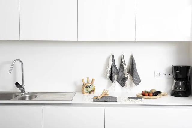 Alt view image 4 of 7 - Vintage Series Kitchen Dish Towels Pack of 2 Machine Washable Wash Cloths Ultra Soft Absorbent Prewashed and Quick Dry Turkish Dish Towels 15x26 Inch (Black)