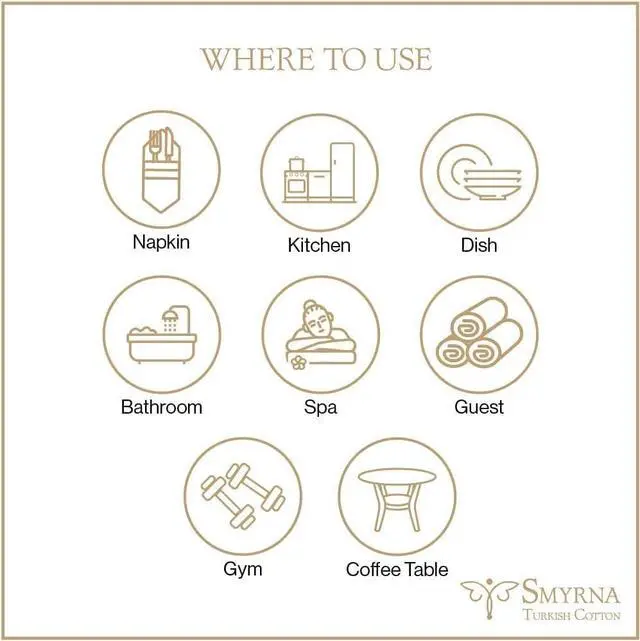 Alt view image 5 of 7 - Vintage Series Kitchen Dish Towels Pack of 2 Machine Washable Wash Cloths Ultra Soft Absorbent Prewashed and Quick Dry Turkish Dish Towels 15x26 Inch (Black)