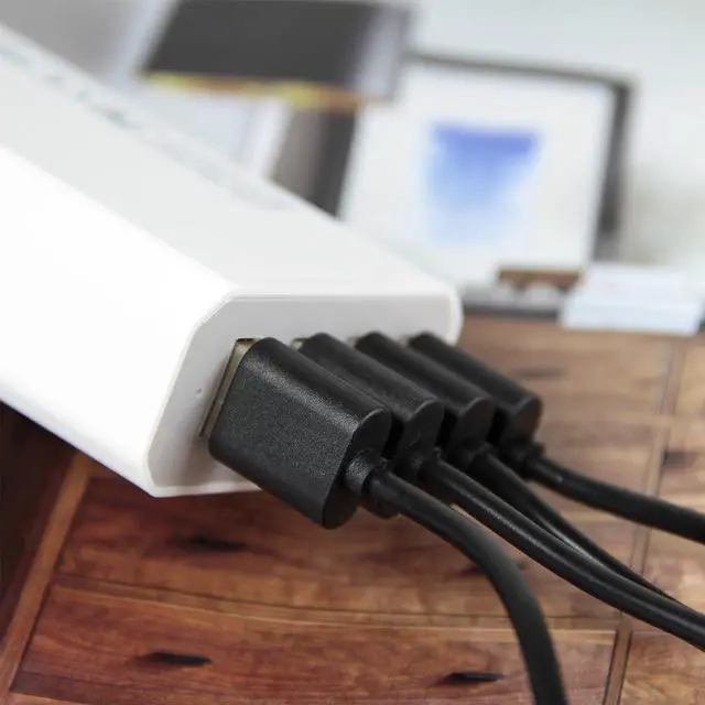 Alt view image 5 of 6 - Short Micro USB Cable 10 Pack 0.5FT USB 2.0 Cables Black