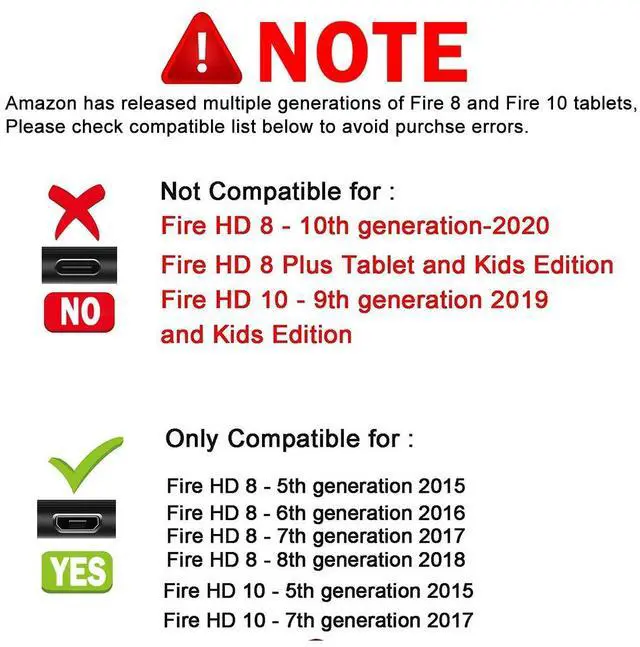 Alt view image 2 of 7 - 6FT Micro USB Cable Compatible with Fire 6 7 HD 8 10 Older Tablet  Galaxy Tab A E S2 3 4 S 7.0 8.0 9.6 9.7 10.1 SM-T280/350. USB Charger Charging Cord for Kindle Paperwhite Oasis E-Reader