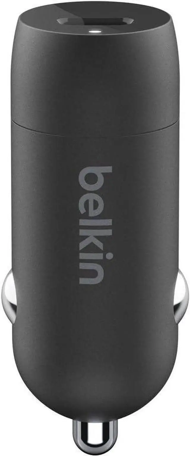 Alt view image 4 of 6 - 20 Watt USB C Car Charger with Fast Charging for  iPhone 14 13 iPad Pro  Galaxy S22 Ultra & More (Cable Not Included) - Black