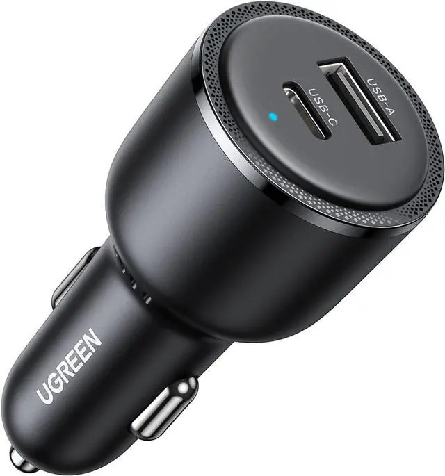 Main image of UGREEN 63W USB C Car Charger Adapter, PPS 45W Super Fast Charging 2.0 Type C Car Charger Cargador para Carro, Dual USB C for iPhone 16/15/14/13/12, Galaxy S24/S23/S22/Series, iPad, MacBook