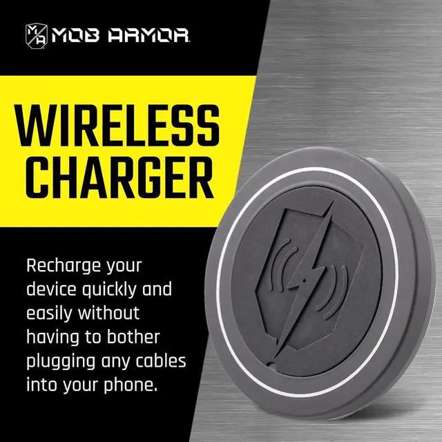 Alt view image 2 of 7 - Flex Magnetic Wireless Charger - Magnet Phone Charger for Car, Wireless Charging Station for iPhone & Android, Jeep & Truck Accessories