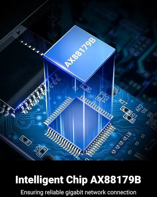 Alt view image 7 of 7 - UGREEN USB to Ethernet Adapter, 1000Mbps Plug and Play Ethernet Adapter with USB 3.0, Driver Free, RJ45 LAN Network Dongle Compatible with Nintendo Switch, Laptop, PC, MacBook, Windows, macOS, Linux