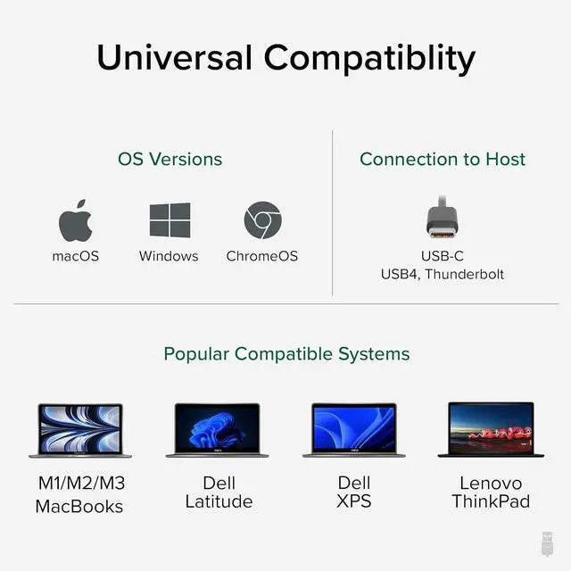 Alt view image 5 of 7 - Plugable USB C to Ethernet Adapter 2.5Gb with 100W USB-C PD Charging, 2.5 Gigabit Type C USB Ethernet Adapter for Windows, MacBook, Chrome, iPad, Surface, XPS, Thunderbolt 4, USB4 (USBC-E2500PD)
