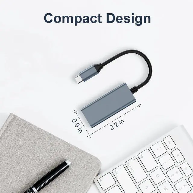 Alt view image 6 of 7 - USB C to Ethernet Adapter Driver Free RJ45 to USB C 1Gbps Type-C Gigabit Ethernet LAN Network Adapter for MacBook Pro/Air for iPhone 15 Pro/Max for  XPS for Galaxy S8-S23