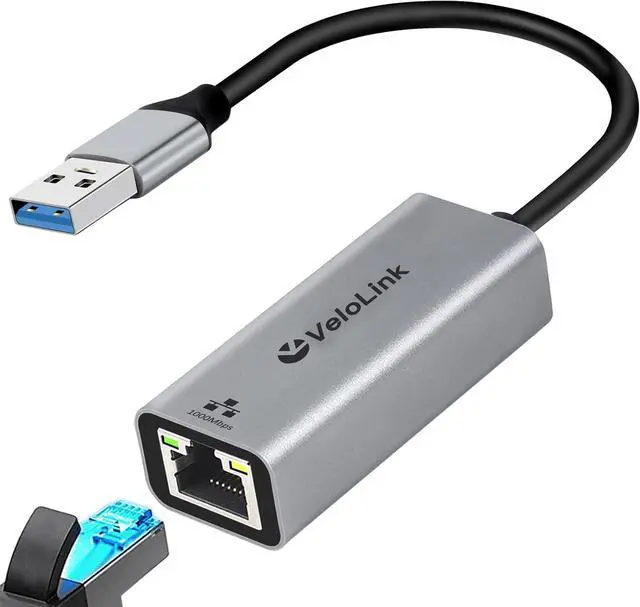 Main image of USB to Ethernet Adapter,Ethernet to USB,USBA to RJ45 for Nintendo Switch 2 or 1,Gigabit Ethernet to USB3.0 Adapter, 1000MBPS LAN Network for Laptop, MacBook,Chromebook,Surface, Desktop,PC and More