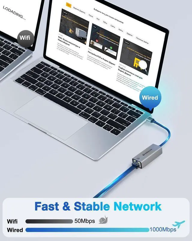 Alt view image 6 of 7 - USB a to ethernet Adapter USB gigabit ethernet Adapter Ethernet Adapter for Laptop USB3.0 to Network USBA to rj45