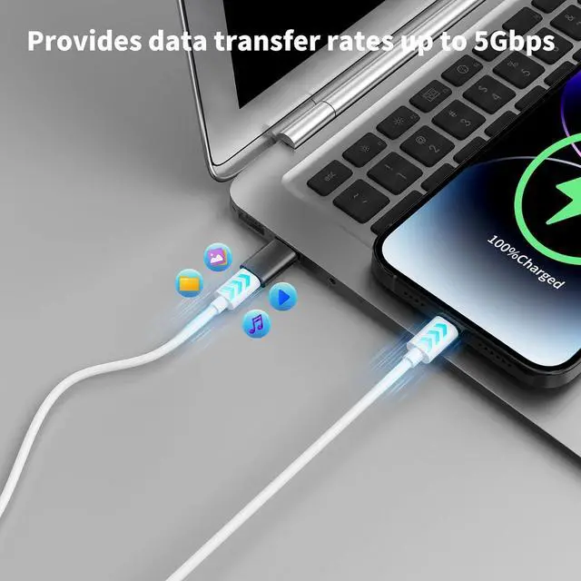 Alt view image 6 of 7 - 10PCS Upgraded USB 3.0 to USB C Adapter Compatible with  iPhone IPad Power Bank and More USB C Devices.