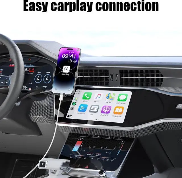 Alt view image 2 of 7 - Car  Carplay Cable 2-Pack 3FT Car Charger Cord [ MFi Certified] USB iPhone Fast Charging Cord for 14/13/12/11/13 Pro/13 Max/X/XS/XR/XS iPad Charger Car Charging Cable (White 3ft)