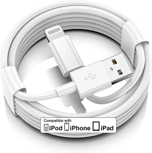 Main image of Car iPhone Carplay Cable Car Charger Cord USB A to Lightning Cable Fast Charging & Data Transfer for iPhone 14/13/12/11 Pro Max XR XS X 8 7 6 Plus SE Charger Car Charging Cable 3ft Tangle-Free