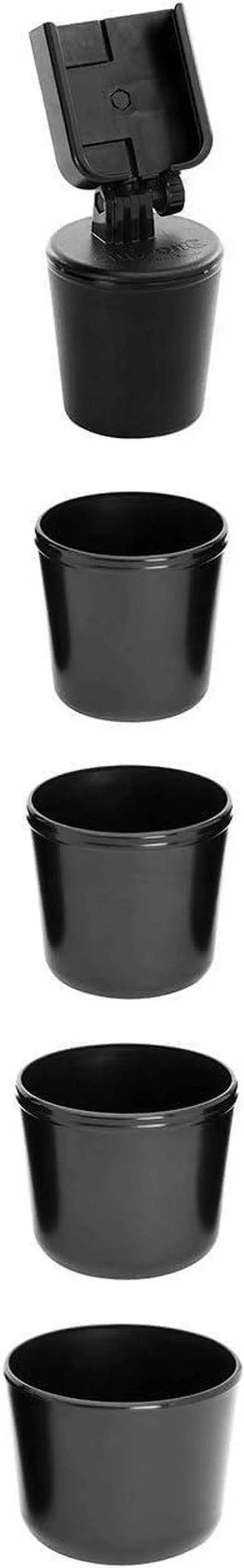 Alt view image 7 of 7 - CupFone C Adjustable Universal Cup Holder Phone Mount Accessory for Car C Compatible with iPhone & Other Smartphones C Open Access Design for Cell Phone Charging - Black Plastic Knobs