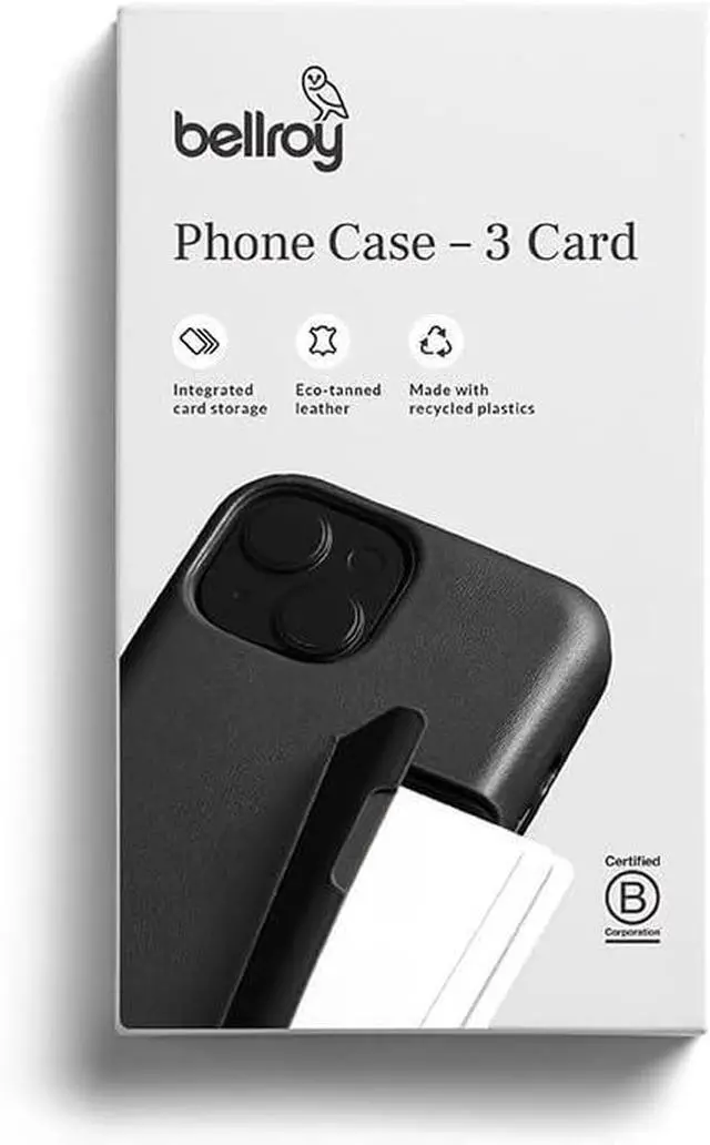Alt view image 6 of 7 - Phone Case C 3 Card for iPhone 15 (Leather iPhone case Phone Wallet) - Everglade