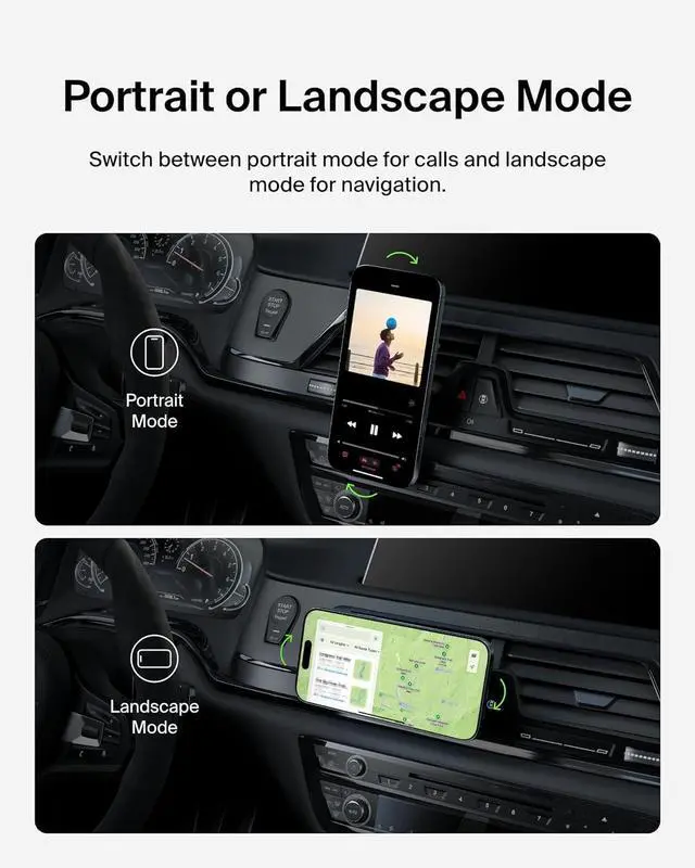 Alt view image 6 of 7 - MagSafe Vent Mount Pro MagSafe iPhone Mount For Car - Silver