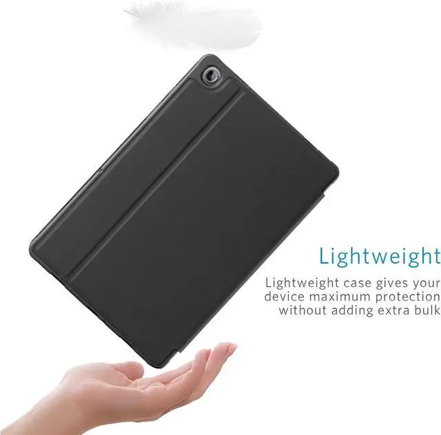 Alt view image 7 of 7 - Case for  Galaxy Tab A9 Plus 10.9-inch 2023 Multi-Viewing Angles All New PU Leather Smart Cover with Auto Sleep Wake Feature for  Galaxy Tab A9 + Tablet