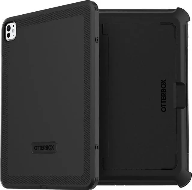 Alt view image 5 of 7 - Defender Series Case for iPad Pro 13-inch (M4) (2024) - Black Rugged Durable Multi-Layer Protection