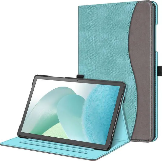 Main image of Case for  Galaxy Tab A9 Plus/A9+ 5G 11 Inch 2023 Model (SM-X210/X216/X218) Multi-Angle Viewing Smart Stand Back Cover with Pocket Auto Wake/Sleep Turquoise