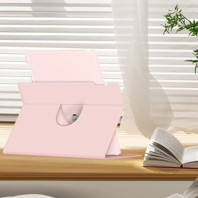 Alt view image 5 of 6 - Case Compatible with Remarkable Paper Pro 11.8 Paper Tablet 2024 Released 360 Degree Rotating Stand Cover with Pen Holder Pink