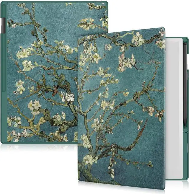 Main image of Case Compatible with Remarkable Paper Pro 11.8 Paper Tablet 2024 Released Folio Protective Case with Pen Holder Apricot Blossom