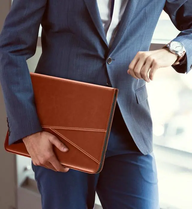 Alt view image 6 of 7 - Rotating Case for iPad 9th/8th/7th Generation 10.2 Inch 2021/2020/2019 360 Degree Swiveling Premium Leather Folio Stand Cover with Pencil Holder - Auto Wake/Sleep and Hand Strap Brown