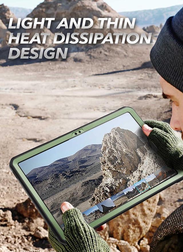 Alt view image 6 of 7 - for Galaxy Tab A8 Case with Stand (Unicorn Beetle Pro) [Built-in Screen Protector] Full-Body Rugged Shockproof Heavy Duty Protective Tablet Case for  Galaxy Tab A8 10.5 Inch Guldan
