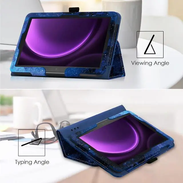 Alt view image 4 of 6 - Folio Case Cover for 7-Inch Fire 7 Tablet (12th Generation 2022 Release) Not Fit for Previous 7th/9th Genration (Blugaxy)