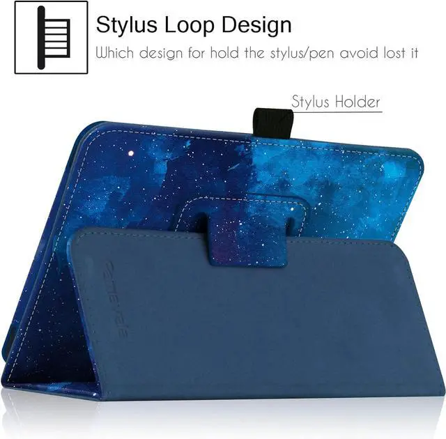 Alt view image 5 of 6 - Folio Case Cover for 7-Inch Fire 7 Tablet (12th Generation 2022 Release) Not Fit for Previous 7th/9th Genration (Blugaxy)