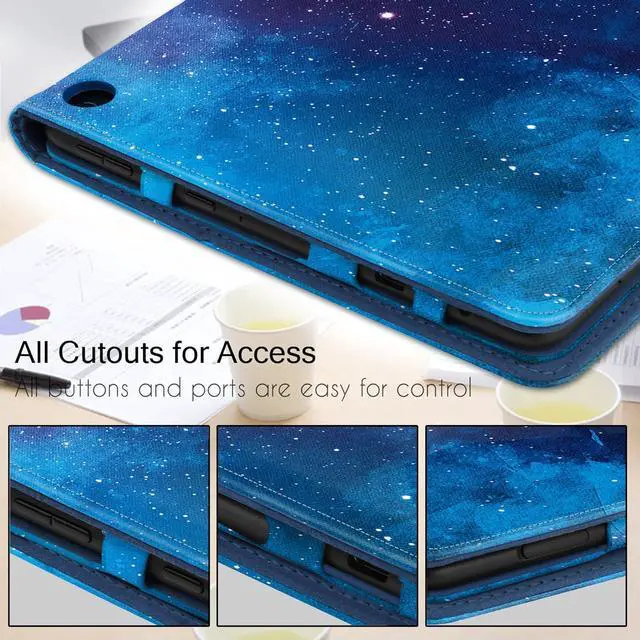 Alt view image 6 of 6 - Folio Case Cover for 7-Inch Fire 7 Tablet (12th Generation 2022 Release) Not Fit for Previous 7th/9th Genration (Blugaxy)