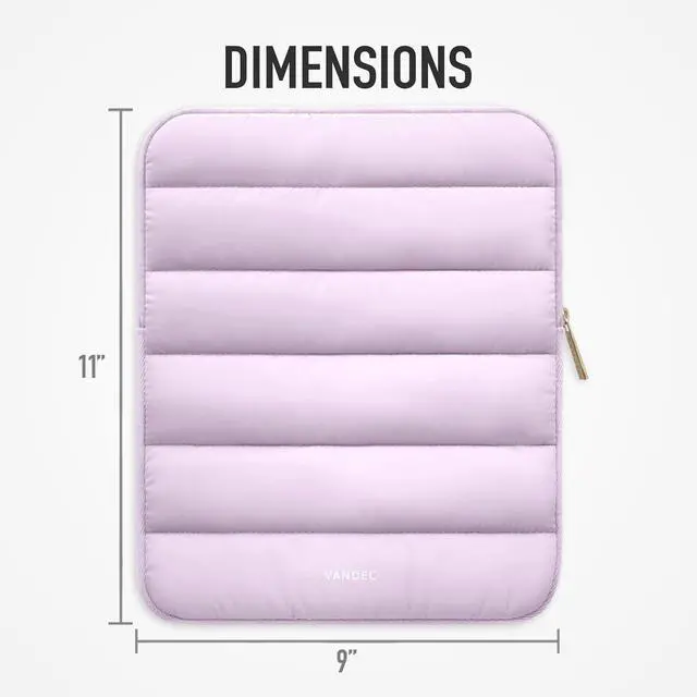 Alt view image 7 of 7 - Vandel - The Original Puffy iPad Sleeve 9-11 Inch Tablet Sleeve Purple i Pad Case for Women and Men Cute iPad Air Pouch 9 10 Inch 11 Inch Bag